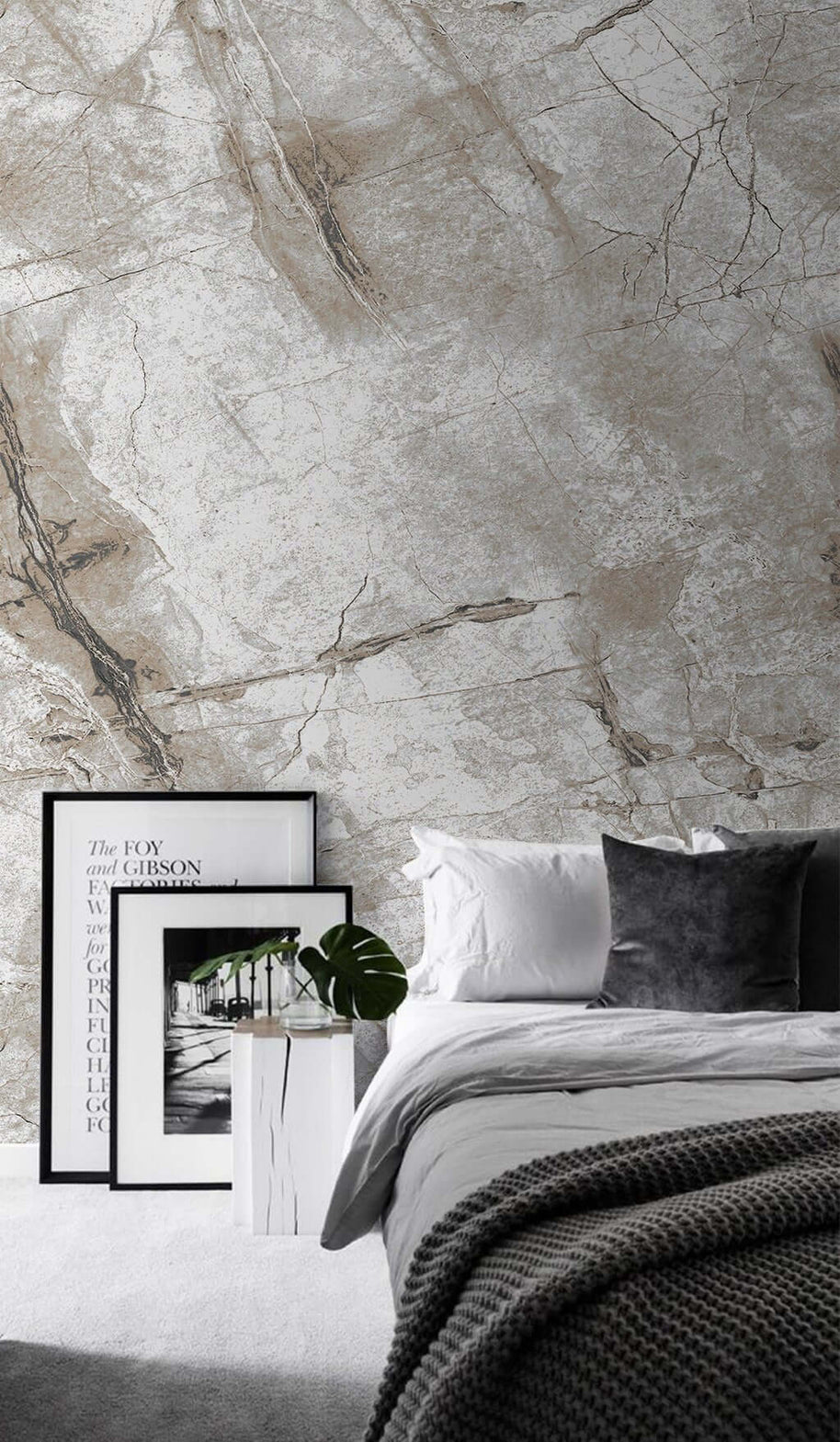 MinimalisticDecor.com-Raw Cave Stone Wallpaper Mural