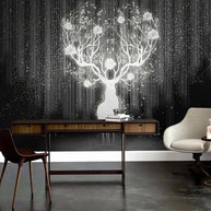 MinimalisticDecor.com-Reindeer Magic Wallpaper: Blend of Festive Charm