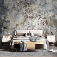 MinimalisticDecor.com-Retro Brick Wall Grey Cement Wallpaper for Home Wall Decor
