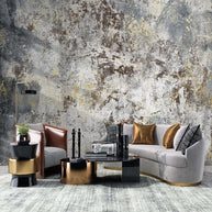 MinimalisticDecor.com-Retro Brick Wall Grey Cement Wallpaper for Home Wall Decor