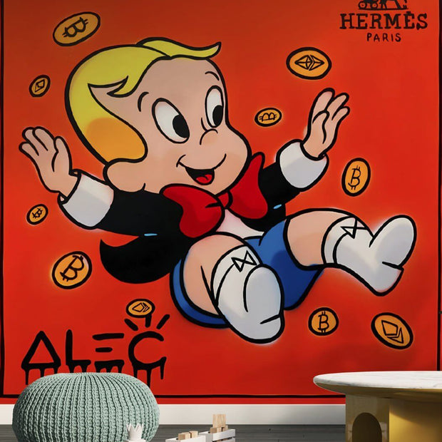 Richie Millionaire Baby Hermes Wallpaper-Premium Wallpapers