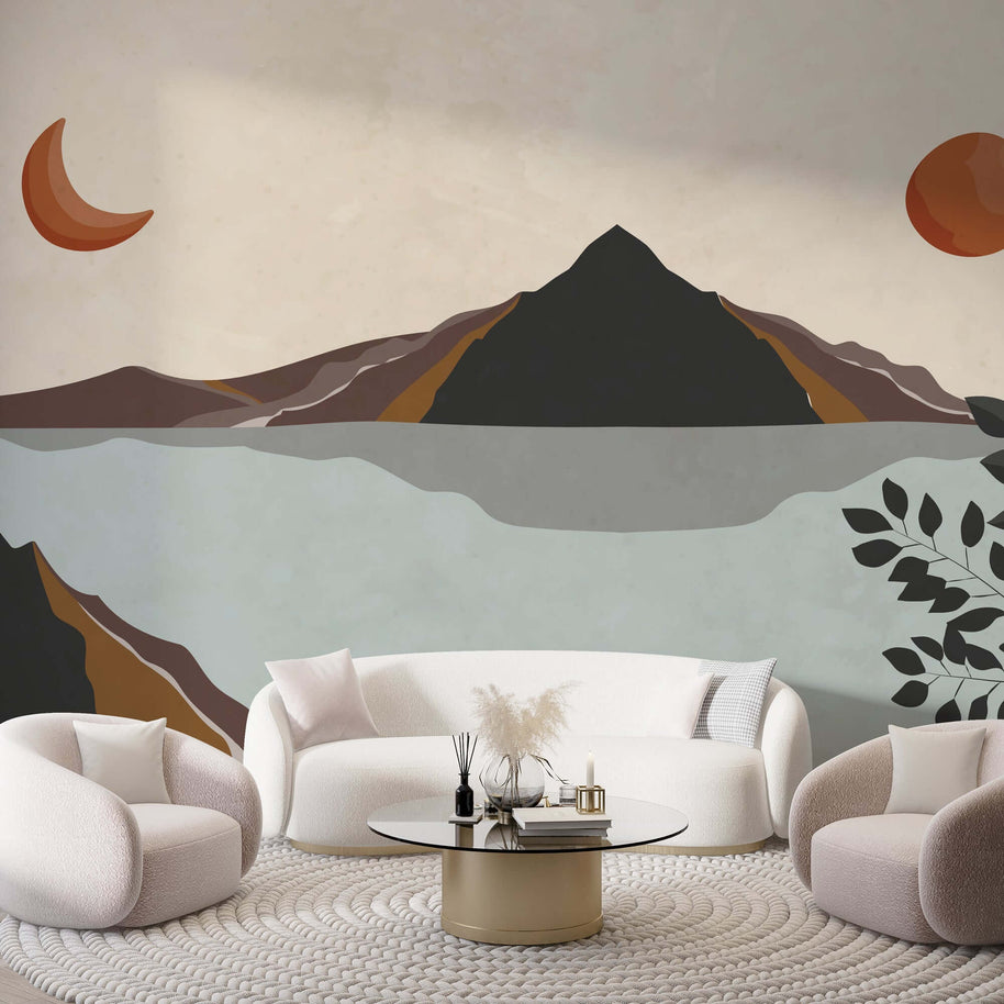 MinimalisticDecor.com-Scandi Nordic Wallpaper Mural - Transform your space