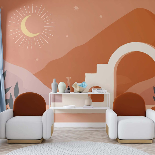 MinimalisticDecor.com-Scandinavian Wallpaper Mural: Express Your Nordic Style