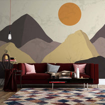 MinimalisticDecor.com-Scandinavian Wallpaper Mural: Transform Your Space