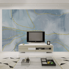 MinimalisticDecor.com-Sea Shine Stone Design: Marble Wallpaper Murals