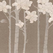 MinimalisticDecor.com-Shop Floral Trunks Wallpaper Murals - Exclusive Design