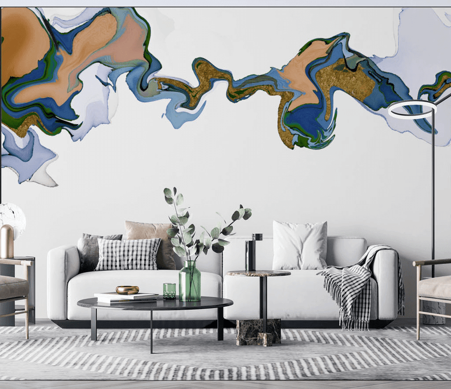 MinimalisticDecor.com-Smoke Design Wallpaper Murals - Transform Your Space