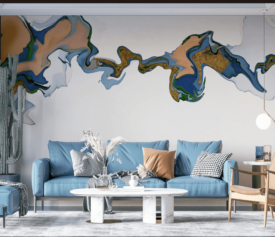 MinimalisticDecor.com-Smoke Design Wallpaper Murals - Transform Your Space