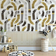 MinimalisticDecor.com-Sockville Wardrobe Room Wallpaper