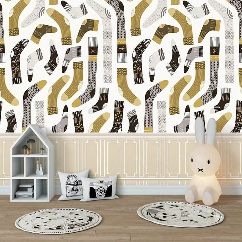 MinimalisticDecor.com-Sockville Wardrobe Room Wallpaper