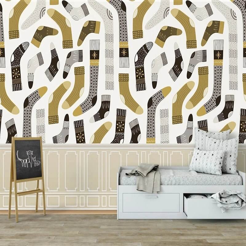 MinimalisticDecor.com-Sockville Wardrobe Room Wallpaper