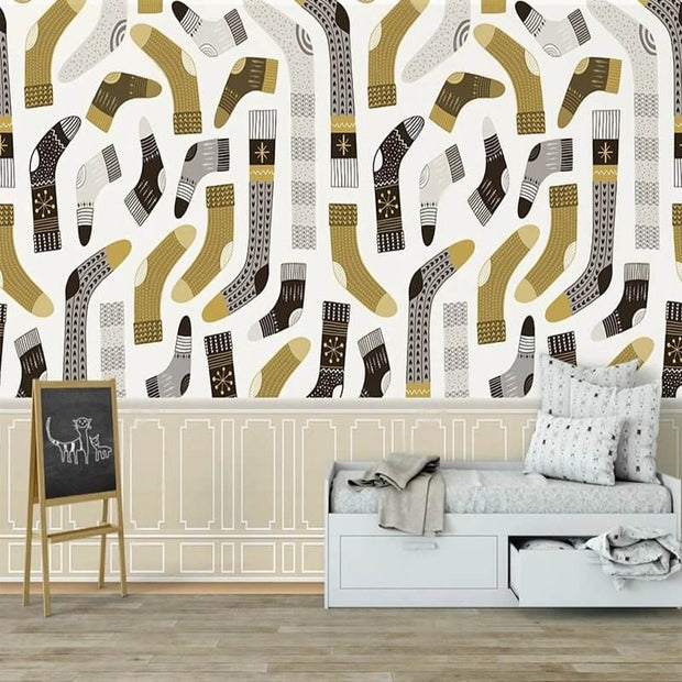 MinimalisticDecor.com-Sockville Wardrobe Room Wallpaper