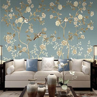 MinimalisticDecor.com-Sparrow Floral Wallpaper - Stunning Designs for Any Space