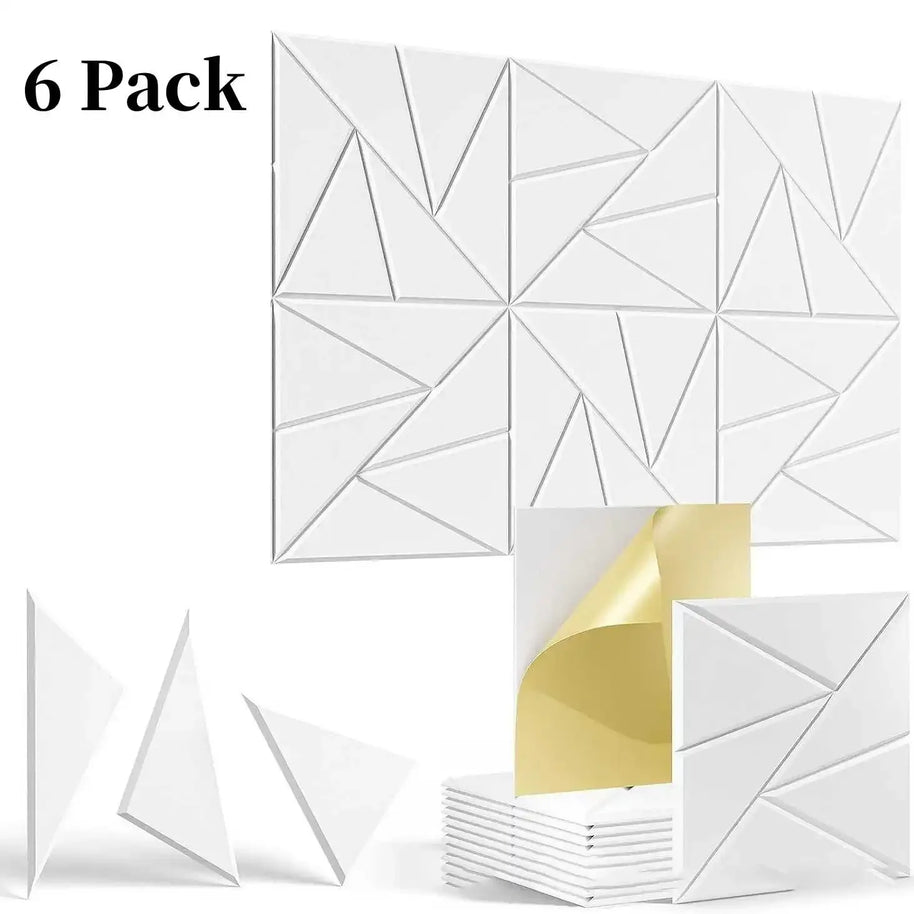 MinimalisticDecor.com-Square Hexagon Linear Acoustic Panels – Soundproof Wall Tiles 12x12in