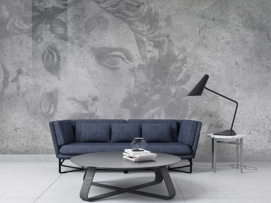 MinimalisticDecor.com-Statue Wallpaper Mural - Exquisite Design for a Unique Décor