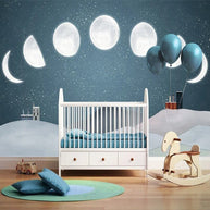 MinimalisticDecor.com-Sunrise to Sunset: Moon Timings Nursery Wallpaper