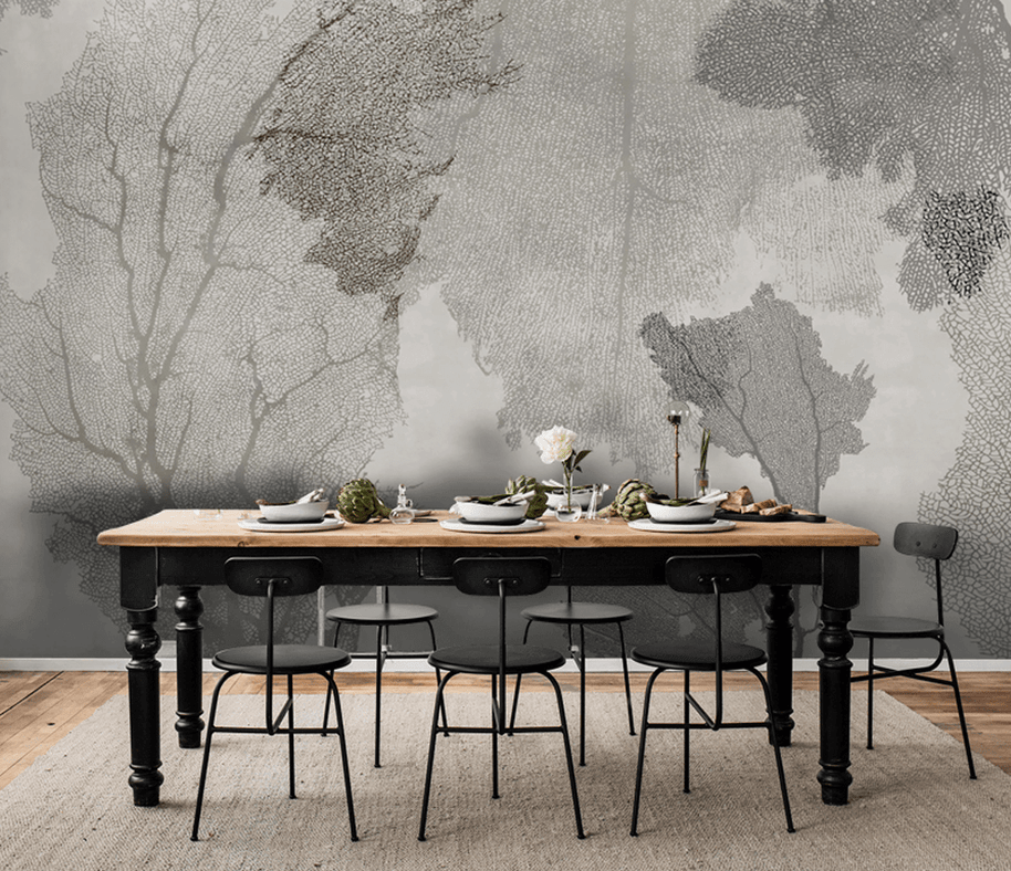 MinimalisticDecor.com-Trace Textured: Tree Wallpaper Murals for Unique Décor