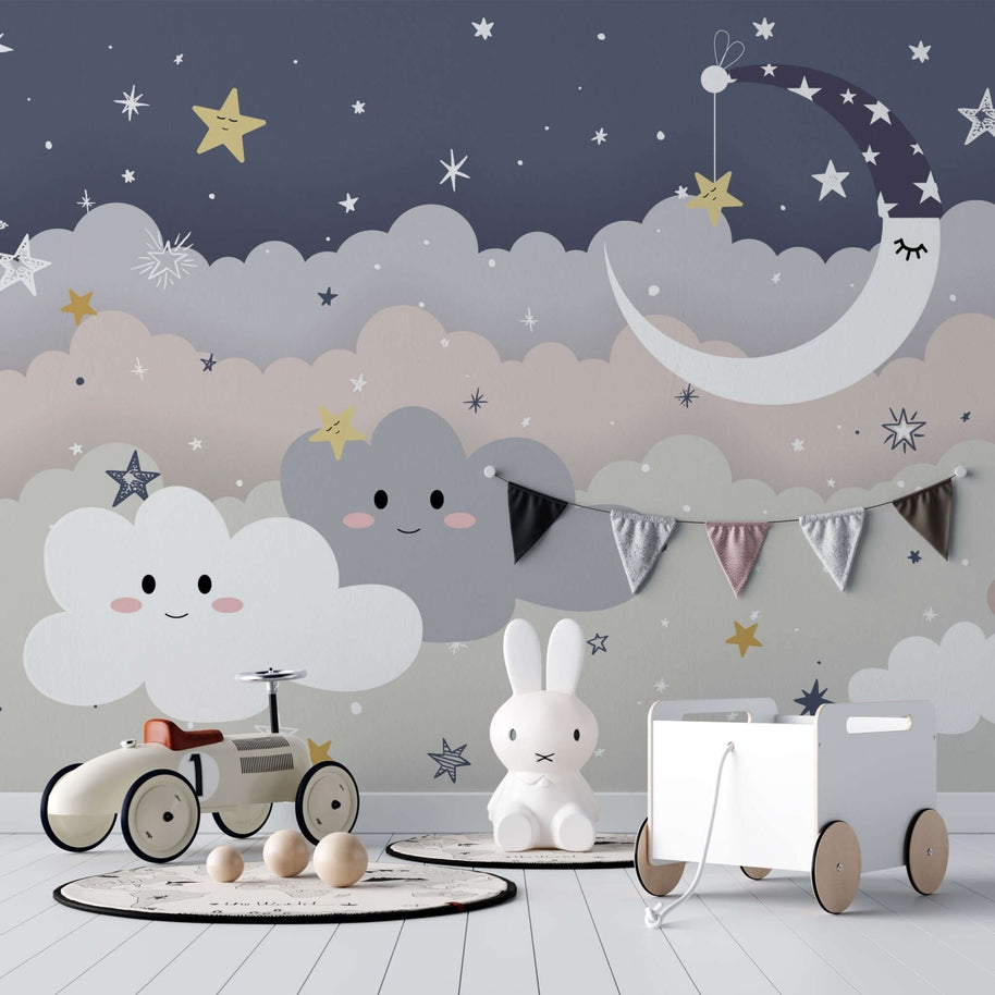 MinimalisticDecor.com-Transform Your Space: Midnight Dreams Wallpaper Mural