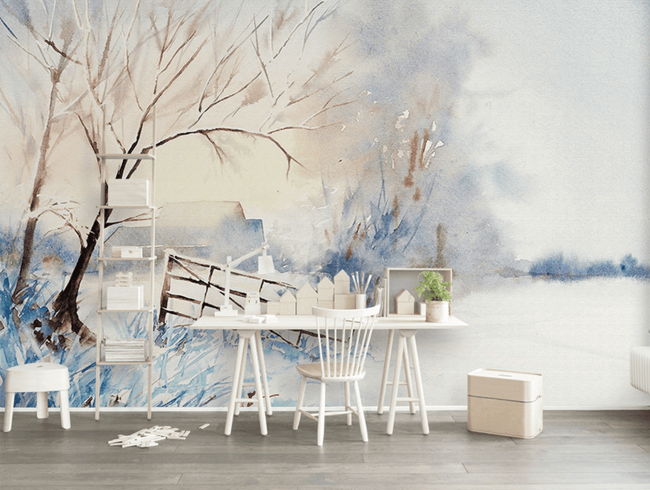 MinimalisticDecor.com-Tree Scenary Wallpaper Murals