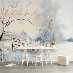MinimalisticDecor.com-Tree Scenary Wallpaper Murals