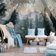 MinimalisticDecor.com-Tree Sunlight Wallpaper: Transform with mesmerizing scenery