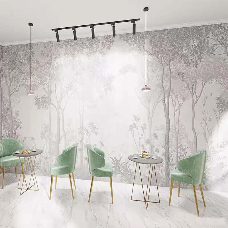 MinimalisticDecor.com-Tropical Chic Wallpaper Mural