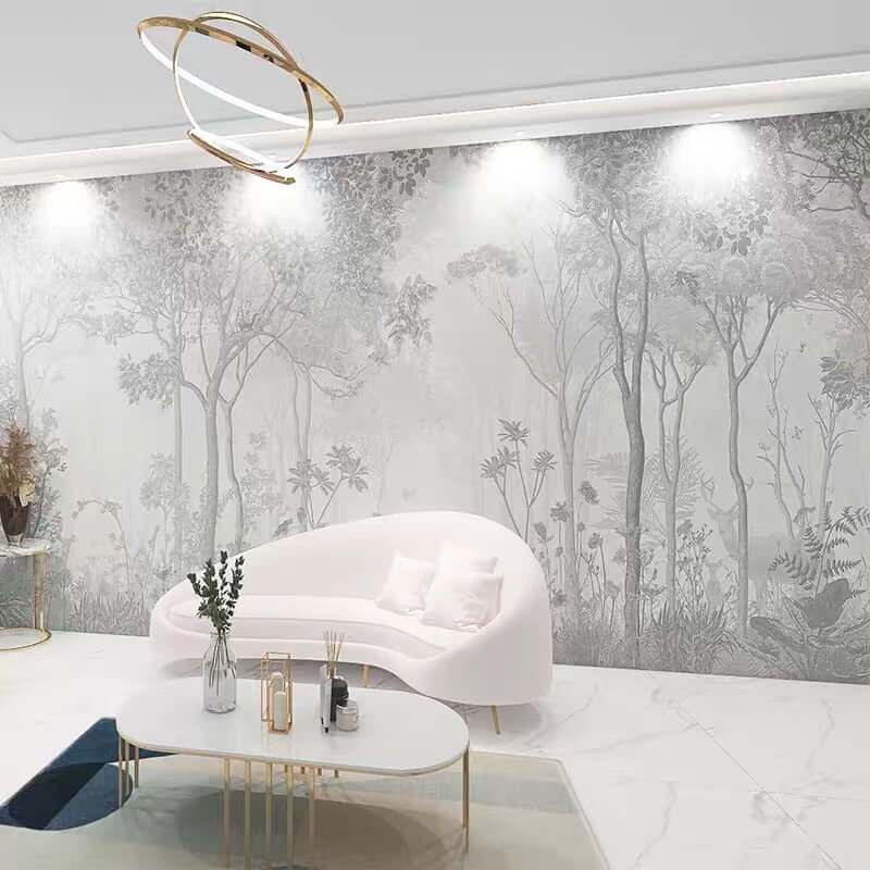 MinimalisticDecor.com-Tropical Chic Wallpaper Mural