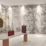 MinimalisticDecor.com-Tropical Chic Wallpaper Mural