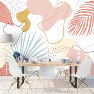 MinimalisticDecor.com-Tropical Dream Bedroom Wallpaper Mural