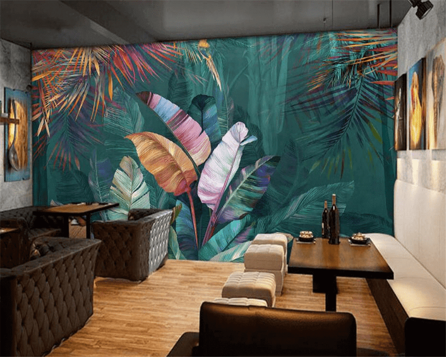 MinimalisticDecor.com-Tropical Jungle Wallpaper Mural – Transform your Space