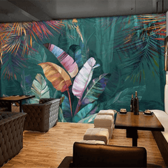 MinimalisticDecor.com-Tropical Jungle Wallpaper Mural – Transform your Space