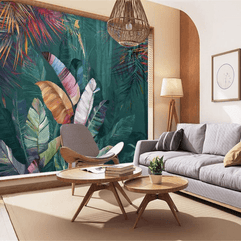 MinimalisticDecor.com-Tropical Jungle Wallpaper Mural – Transform your Space