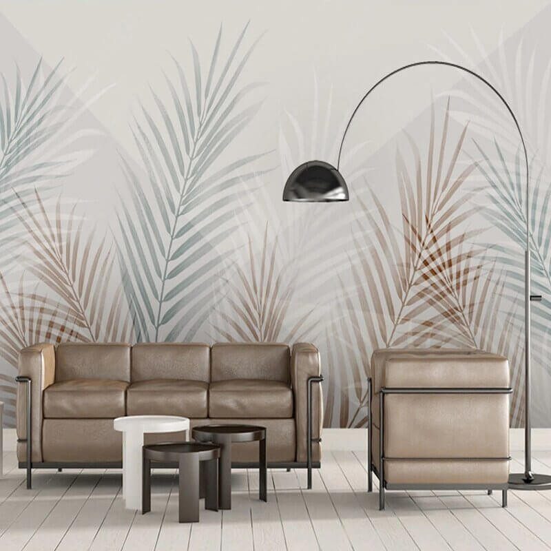 MinimalisticDecor.com-Tropical Palm Paradise Wallpaper Mural