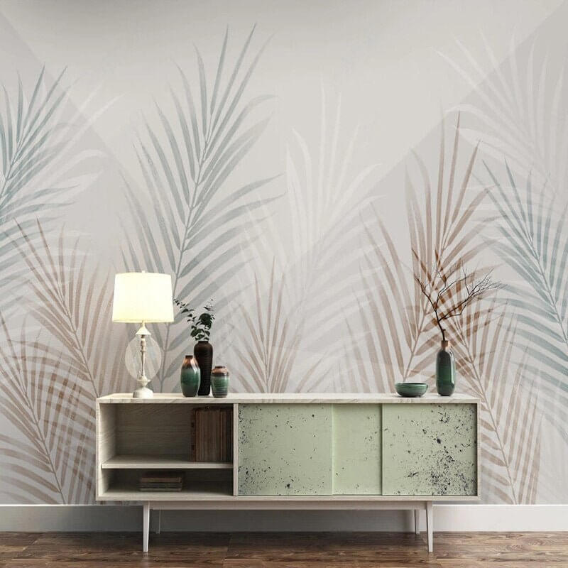MinimalisticDecor.com-Tropical Palm Paradise Wallpaper Mural