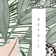 MinimalisticDecor.com-Tropical Plants Rainforest Palm Leaves Wallpaper Mural