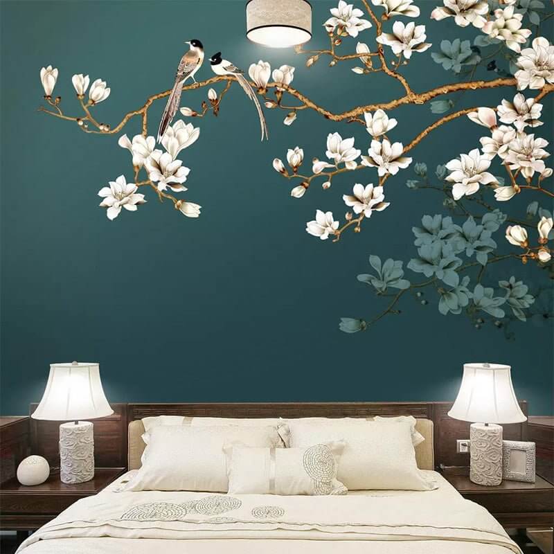 MinimalisticDecor.com-Tropical Tree Wallpaper Mural: Authentic Nature Design