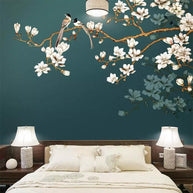 MinimalisticDecor.com-Tropical Tree Wallpaper Mural: Authentic Nature Design