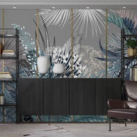 MinimalisticDecor.com-Tropical Wallpaper Mural - Lush Green Forest Theme