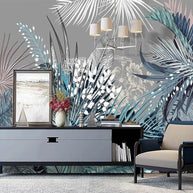 MinimalisticDecor.com-Tropical Wallpaper Mural - Lush Green Forest Theme