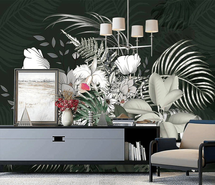 MinimalisticDecor.com-Tropical Wallpaper Murals: Explore Paradise