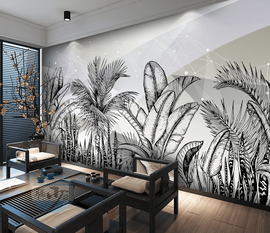 MinimalisticDecor.com-Tropical Wallpaper Murals: Scenic Beauty Captured