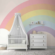 MinimalisticDecor.com-Vibrant Rainbow Bridge Wall Mural