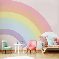 MinimalisticDecor.com-Vibrant Rainbow Bridge Wall Mural