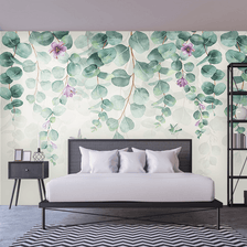 MinimalisticDecor.com-Vine Leaf Wallpaper Murals for Exquisite Décor