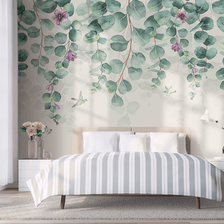 MinimalisticDecor.com-Vine Leaf Wallpaper Murals for Exquisite Décor