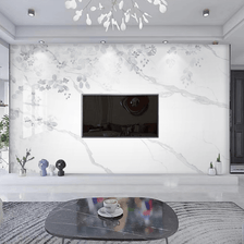 MinimalisticDecor.com-White Shade Stone Design - Marble Wallpaper Murals