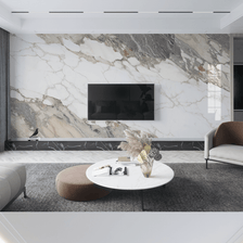 MinimalisticDecor.com-White Smoke Stone - Marble Wallpaper Murals