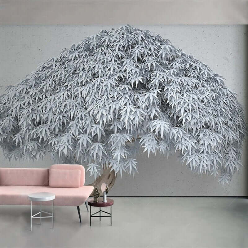 MinimalisticDecor.com-Willow Tree Mural Art Wallpaper - Home Wall Decor