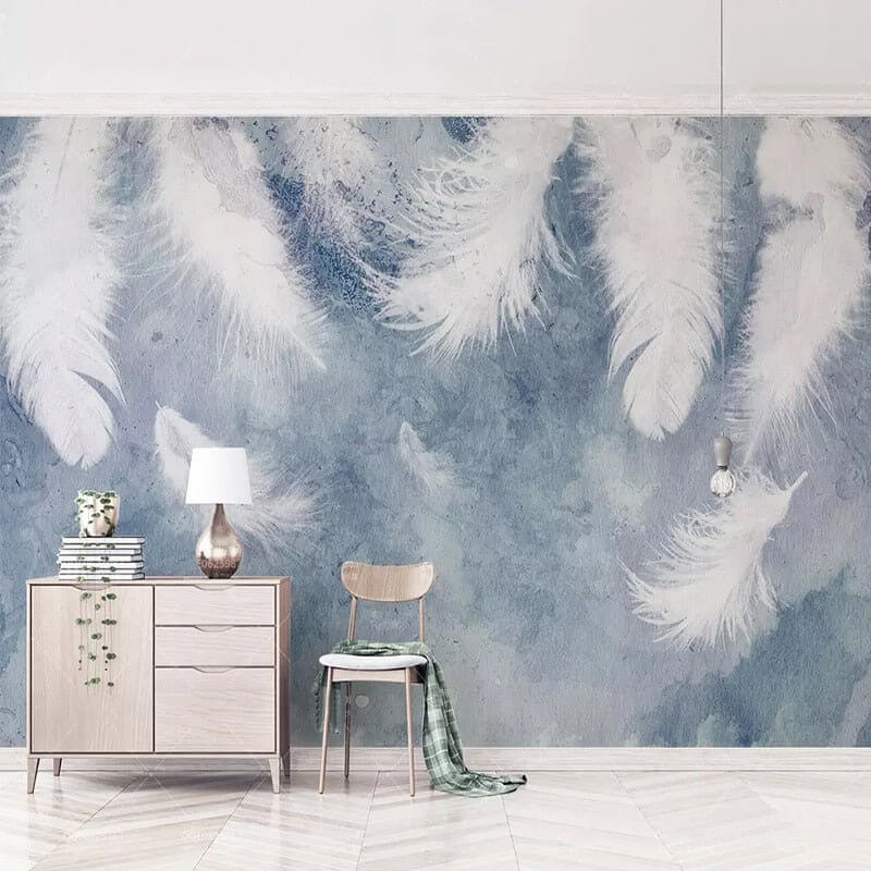 MinimalisticDecor.com-Willow Tree Mural Wallpaper – Large Leaf Design