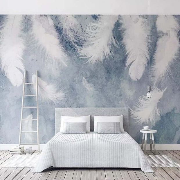 MinimalisticDecor.com-Willow Tree Mural Wallpaper – Large Leaf Design